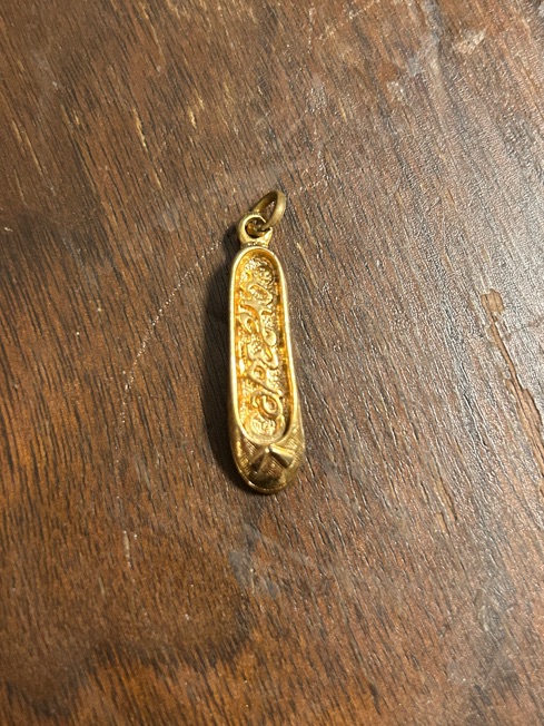 Vintage Capezio Gold Tone Ballet Slipper Pendant Charm 18$